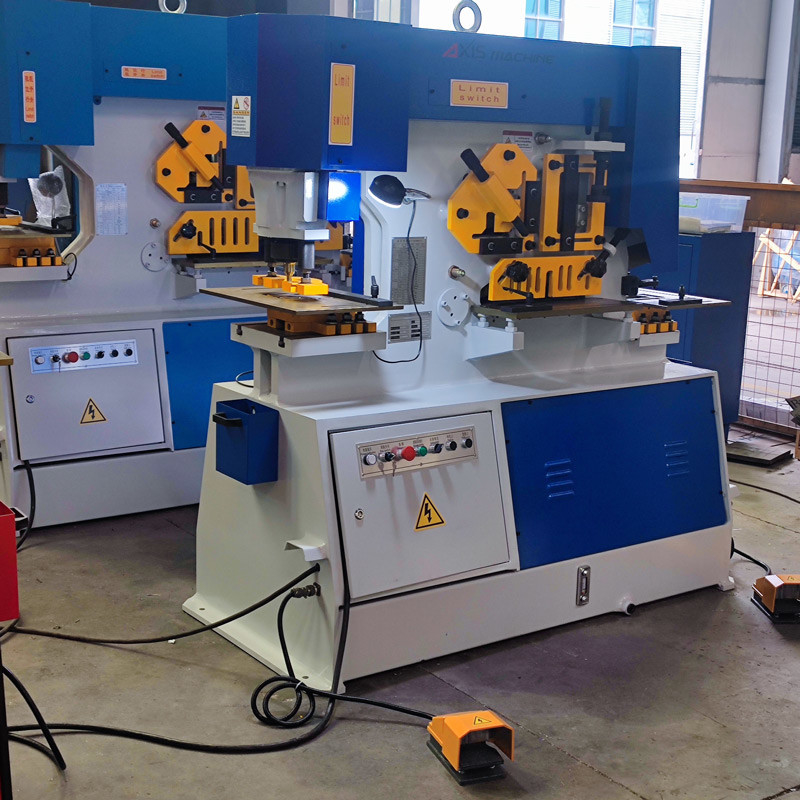 Q35Y-16 60T 16mm Hydraulic Iron Worker Machine For Punching And Cutting